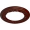 Ekena Millwork Roped Medway Medallion (Canopies up to 7 1/2"), 12 1/4"OD x 7 1/2"ID x 7/8"P, Brushed Mahogany CM12MEBMF - alternate 2